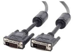 Kabel DVI-D 24pin Męski Dual Link 3m Czarny Gembird