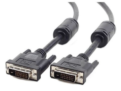 Kabel DVI-D 24pin Męski Dual Link 3m Czarny Gembird