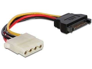 Kabel SATA zasilający 15cm Męski do Molex żeński Gembird