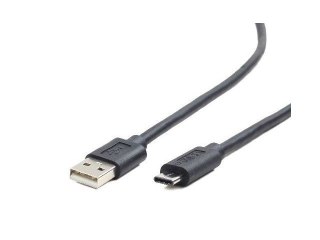 Kabel USB 2.0 Gembird A męski do C męski 1.8m czarny do ładowania