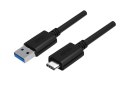 Kabel Unitek USB Typ-C do USB 3.0 1m profesjonalny czarny