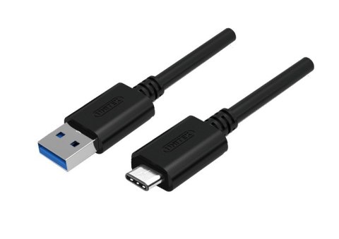 Kabel Unitek USB Typ-C do USB 3.0 1m profesjonalny czarny