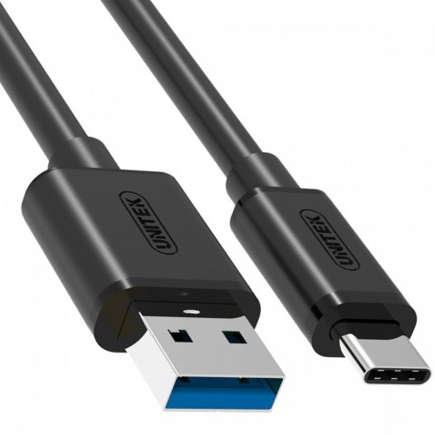 Kabel Unitek USB Typ-C do USB 3.0 1m profesjonalny czarny