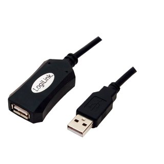 Kabel przedłużacz USB 2.0 5m LogiLink wydajny z Repeaterem