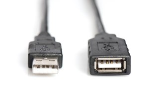 Kabel przedłużający USB 2.0 15m aktywny A do A czarny Plug&Play