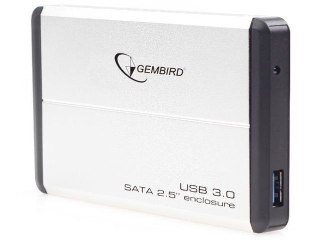 Kieszeń zewnętrzna HDD 2.5 Sata USB 3.0 Gembird srebrna obudowa