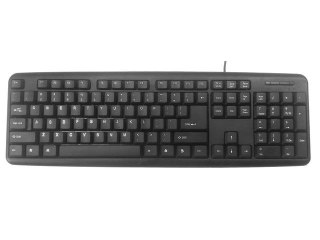 Klawiatura Gembird KB-U-103 USB czarna przewodowa standardowa