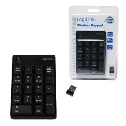 Klawiatura LogiLink bezprzewodowa numeryczna 18 klawiszy USB kompaktowa