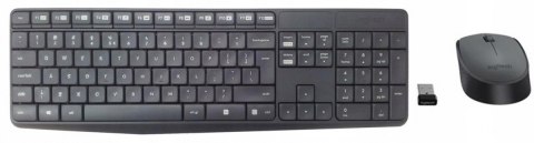 Logitech MK235 Bezprzewodowy zestaw klawiatura mysz biurowy