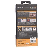 Mysz A4 Tech V-TRACK N-500F-1 szara z przewodowym USB 1000 dpi