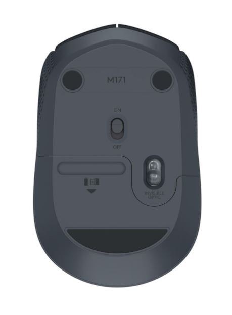 Mysz bezprzewodowa Logitech M171 czarna optyczna do biura