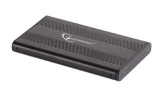 Obudowa Gembird HDD 2.5'' SATA aluminium czarna przenośna