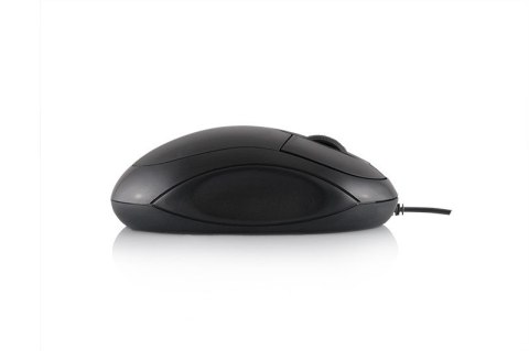 Mysz optyczna Logic Concept LM-11 przewodowa ergonomiczna biurowa czarna