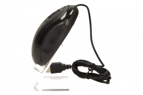 Mysz optyczna Logic Concept LM-11 przewodowa ergonomiczna biurowa czarna