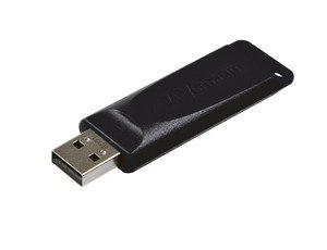 Pendrive Verbatim Slider 16GB czarny USB 2.0 kompaktowy