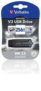 Pendrive Verbatim V3 USB 3.0 256GB czarny szybki i pojemny