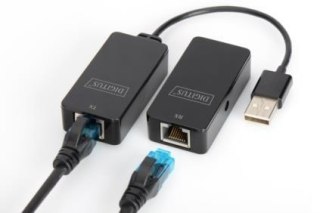 Przedłużacz USB 2.0 Digitus Extender do 50m po kabel Cat 5e 6