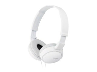 Słuchawki Sony MDR-ZX110 białe nauszne z tłumieniem dźwięków