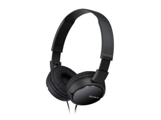 Słuchawki Sony MDR-ZX110 czarne nauszne z dynamicznym dźwiękiem