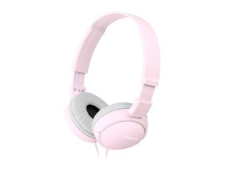 Słuchawki Sony MDR-ZX110 różowe nauszne z miękkimi nausznikami