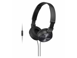 Słuchawki Sony MDR-ZX310AP czarne lekkie nauszne z mikrofonem