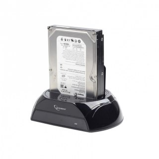 Stacja dokująca Gembird HDD SATA 2.5'' 3.5'' USB 3.0 czarna