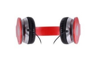 Słuchawki Rebeltec Stereofoniczne z mikrofonem CITY RED 3,5mm