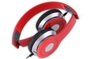 Słuchawki Rebeltec Stereofoniczne z mikrofonem CITY RED 3,5mm