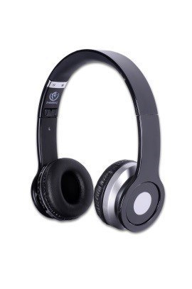 Stereofoniczne słuchawki Rebeltec CRISTAL BLACK Bluetooth z mikrofonem