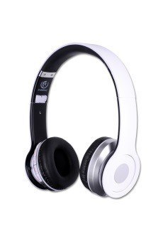 Słuchawki Rebeltec CRISTAL WHITE stereo Bluetooth z mikrofonem