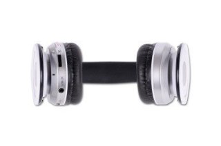 Słuchawki Rebeltec CRISTAL WHITE stereo Bluetooth z mikrofonem