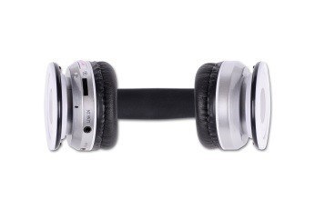 Słuchawki Rebeltec CRISTAL WHITE stereo Bluetooth z mikrofonem