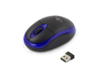 Mysz Esperanza VULTURE 3D bezprzewodowa 2.4GHz czarna niebieska