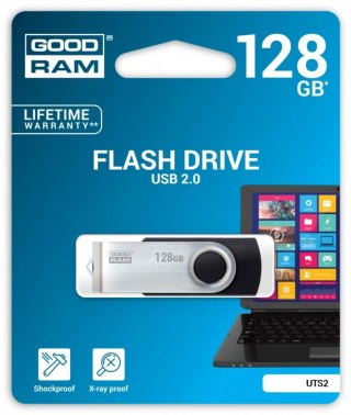 GOODRAM TWISTER 128GB czarna pamięć flash USB 2.0