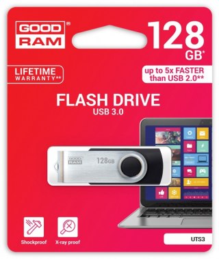 Goodram Twister 128GB USB 3.0 czarny pamięć flash szybki