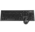 Zestaw A4 Tech V-TRACK 7100N bezprzewodowa klawiatura myszka czarny
