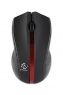 Mysz bezprzewodowa optyczna Rebeltec Galaxy Black/red Gaming 1000dpi gumowana