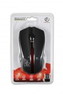 Mysz bezprzewodowa optyczna Rebeltec Galaxy Black/red Gaming 1000dpi gumowana