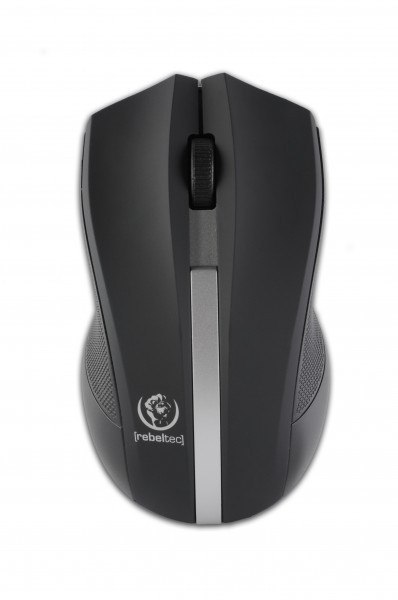 Mysz Rebeltec Galaxy Black Silver Gaming bezprzewodowa 1000 DPI