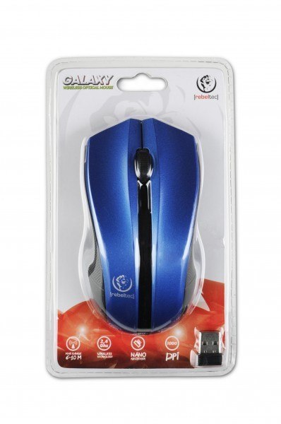 Mysz Rebeltec Galaxy bezprzewodowa gaming optyczna 1000 DPI ergonomiczna