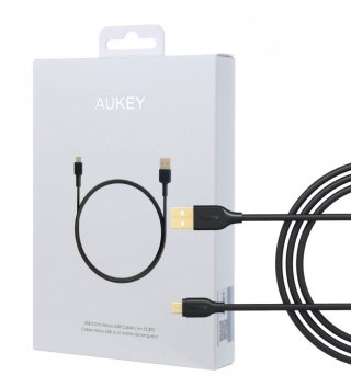 Kabel AUKEY CB-MD1 Black 1m Quick Charge micro USB 480Mbps wydajny