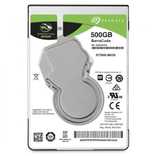 Dysk Seagate BarraCuda 500GB 2,5 HDD SATA III wydajny wewnętrzny