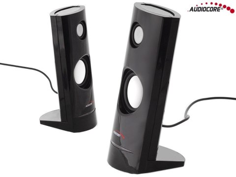 Głośniki komputerowe Audiocore AC860 8W USB eleganckie stereo