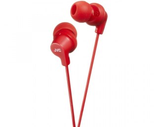 Słuchawki JVC HA-FX10 czerwone douszne dynamiczny dźwięk