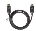 Kabel DisplayPort M/M 4K 1.8M czarny wydajny do monitorów i projektorów
