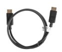 Kabel DisplayPort Lanberg 1m 4K czarny wydajny do monitorów i TV