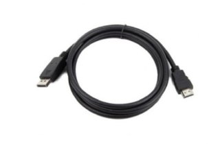 Kabel DisplayPort do HDMI męski czarny 10m z konwerterem IC