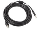 Kabel USB 2.0 Lanberg AM-BM 5m czarny ferytowy komputerowy