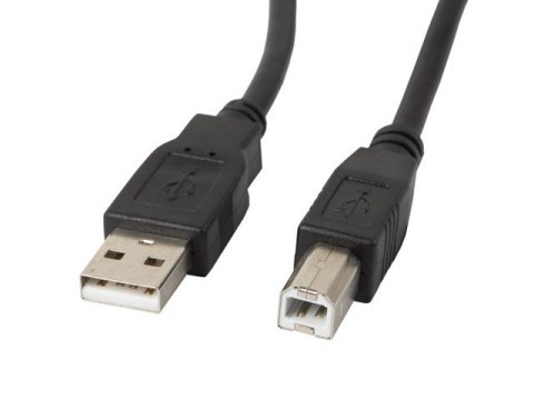 Kabel USB 2.0 Lanberg AM-BM 5m czarny ferytowy komputerowy