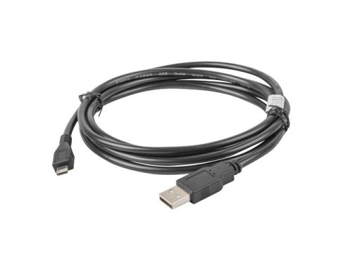 Kabel USB 2.0 micro AM-MBM5P 1.8M czarny Lanberg szybki transfer
